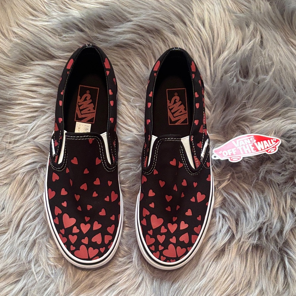 Vans valentine hearts slide ons - Picture 2 of 5